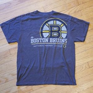 Boston Bruins Tshirt Men's XL NHL Majestic Tee